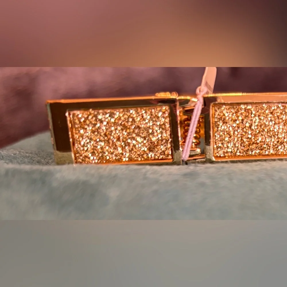 Sophisticated Gold Fashion Square Cuff Bangle